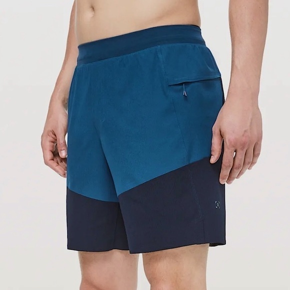 Lululemon Namaste at the Beach 8" Athletic Lightweight Quick Dry Swim Shorts L - Picture 1 of 12